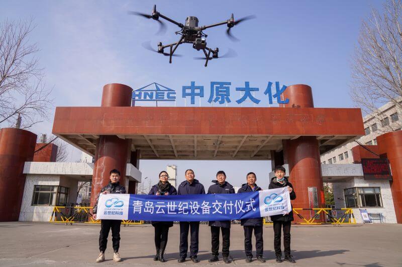 濮阳园区：：：无人机巡检新模式，，助力化工安全出产保险
