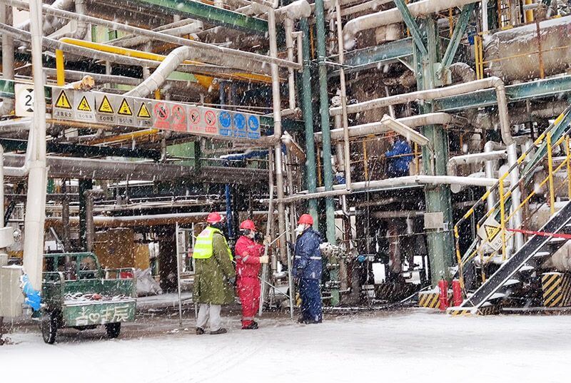 大修进行时：：：不惧风雪  检修改酣