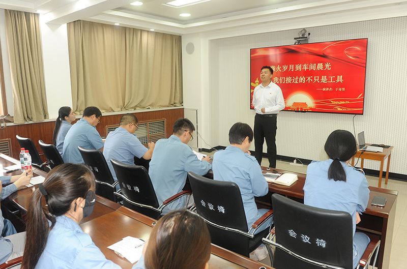 传承抗战心灵  青春激扬奋进 ——濮阳园区进行留念抗战成功80周年演讲角逐