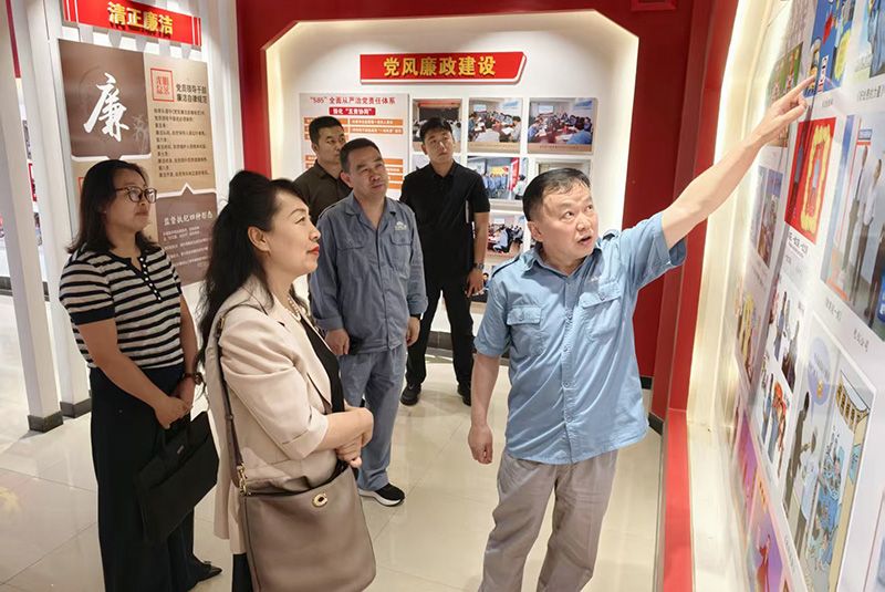 集团党委宣传部到1XBET官网调研